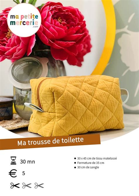 Tuto Trousse De Toilette Patron Gratuit Ma Petite Mercerie Diy Art