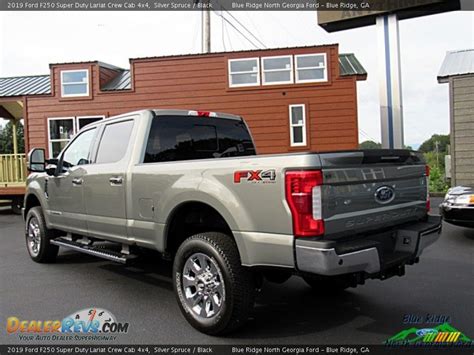 2019 Ford F250 Super Duty Lariat Crew Cab 4x4 Silver Spruce Black Photo 3