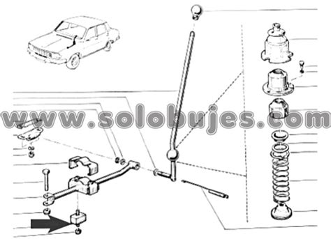 Soporte Palanca Cambios Renault 12 1973 Solobujes