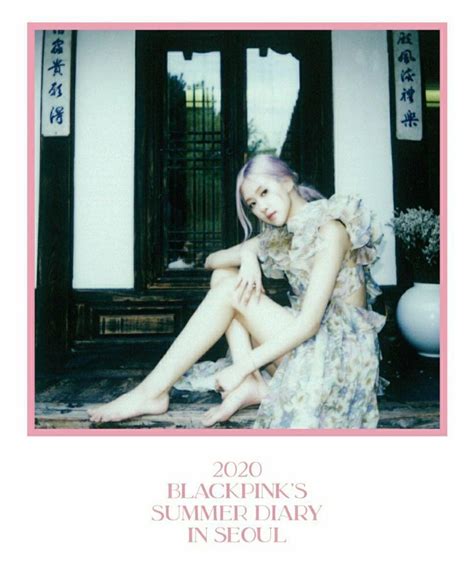 Blackpink S Summer Diary In Seoul Polaroid Ros Blackpink Summer