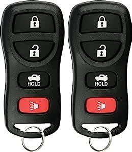 Keylessoption Llavero De Repuesto Con Control Remoto De Botones