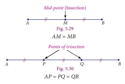 Points Of Trisection Of A Line Segment Formula Steps Example Solved