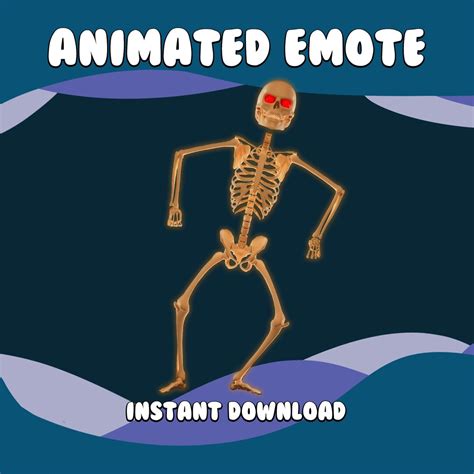 Happy Dancing Skeleton Emote Animated Twitch Emote Halloween Emotes