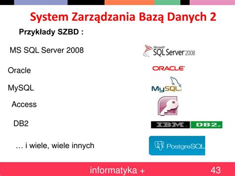 Ppt Podstawy Projektowania I Implementacji Baz Danych Powerpoint