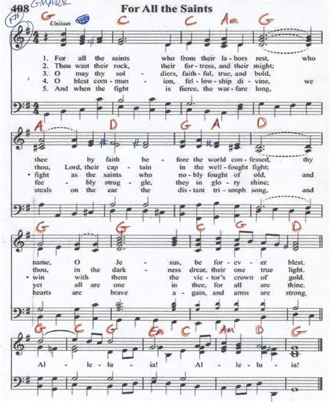 For All Saints Satb Hymn Sheet Music Hymn Sheet Music Sheet Music Hymn