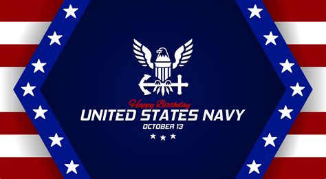 Happy Birthday United States Navy 12482976 Vector Art At Vecteezy