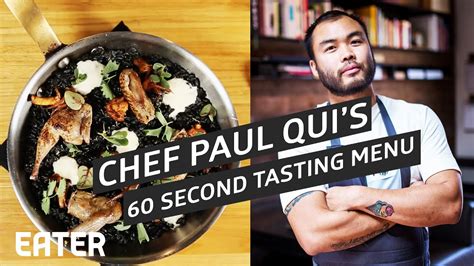 A Glimpse At Top Chef Paul Quis Playful Tasting Menu In 60 Seconds