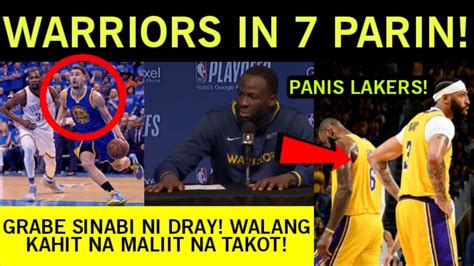 Ito Sinabi Ni Draymond Green Matapos Nilang Durugin Ang Lakers Sa Game