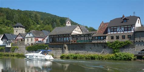 Dausenau,Lahn River,Germany Stock Photo - Image of village, lahn: 169680916