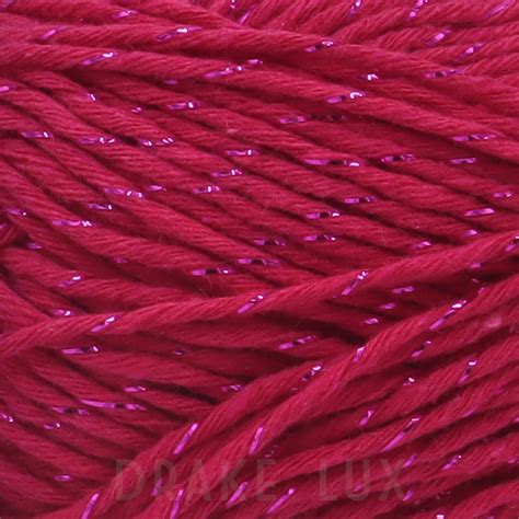 Drakelux Coton Cologique Avec Lurex Fuchsia Grammes Tessiland