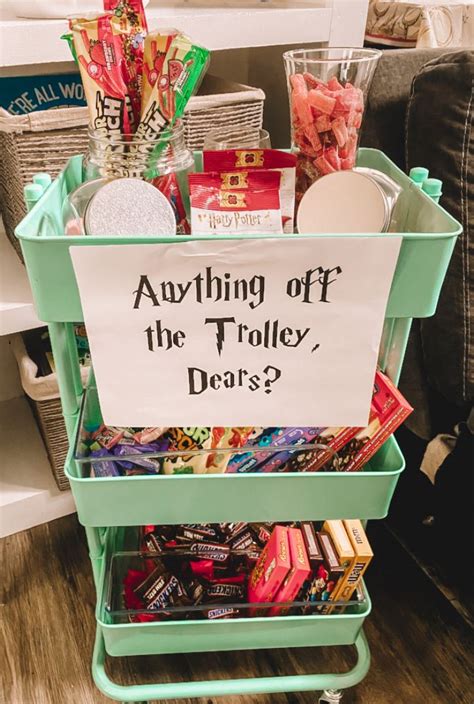 Harry Potter Trolley Cart Harry Potter Theme Birthday Harry Potter