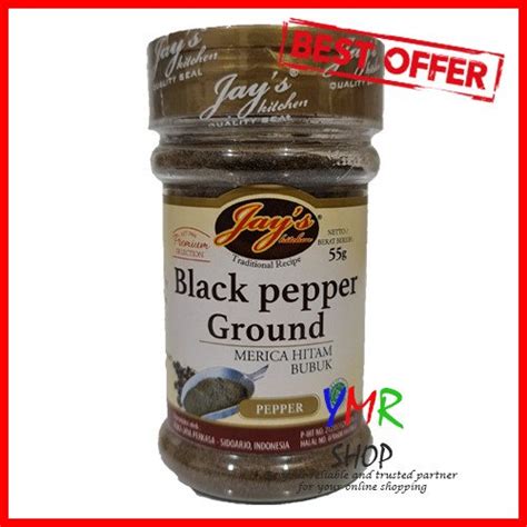 Jual Jays Black Pepper Ground Lada Hitam Merica Bubuk Gr Di Lapak Ymr