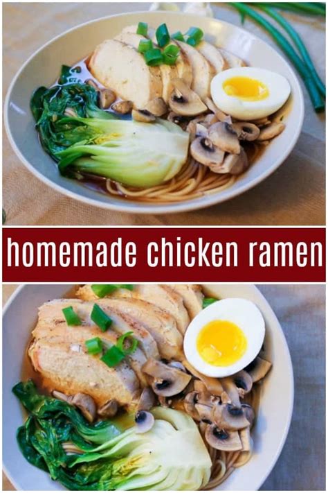 Easy Homemade Chicken Ramen Recipe • Unicorns In The Kitchen