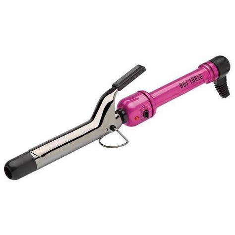 Hot Tools PINK TITANIUM 1 Curling Hair Iron With Features Multiple Heat Settings Up To 450 F