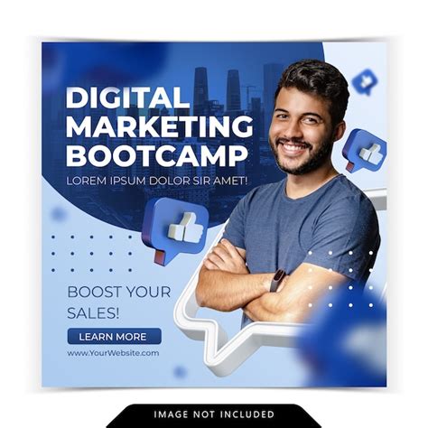 Premium Psd Digital Marketing Course For Social Media Instagram Post