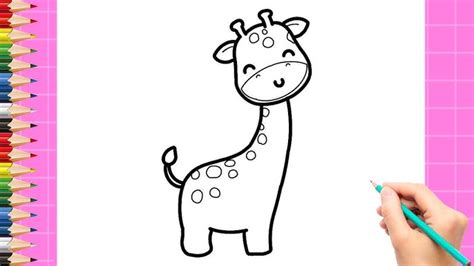 Girafa Desenho Facil - Desenho De Girafa Facil Como Desenhar Uma Girafa 4 Passos Desenho