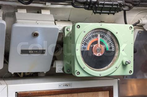 Interior Of An Old Submarine Radio Room Stock Image Colourbox