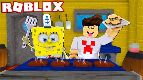 Virei O Bob Esponja No Roblox Youtube