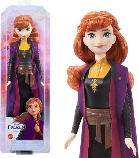 DISNEY FROZEN 2 ANNA CON CHALECO MUÑECA CON LOOK DE LA PELÍCULA DE