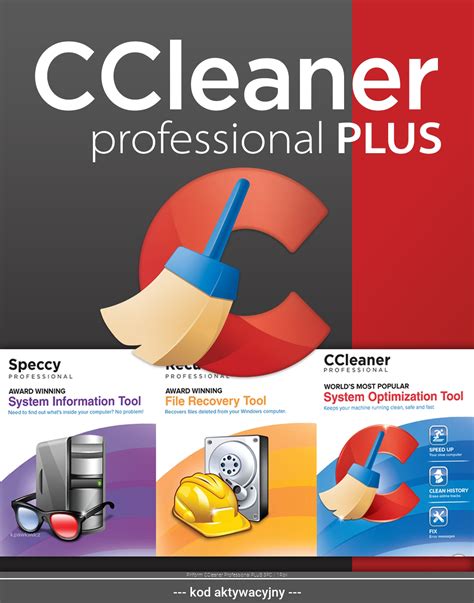 Piriform CCleaner Professional PLUS 3PC 1Rok Sklep Opinie Cena W