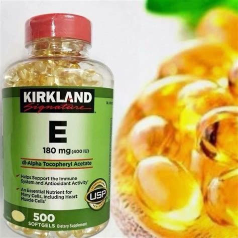 Kirkland Signature Vitamin E 180mg 500 Softgels Lazada PH