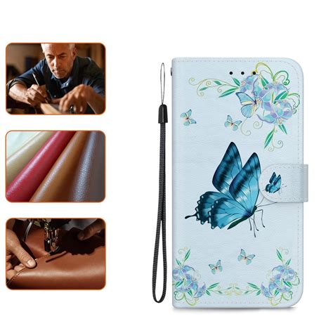 Etui z klapką do Infinix Hot 40i Wallet Butterfly flower sklep XGSM pl
