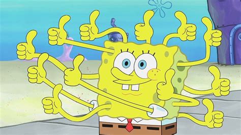 Thumbs Up Cartoon Spongebob