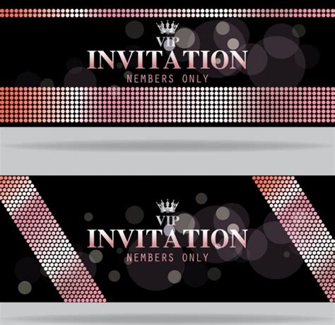 Vip Card Template Black Bokeh Design Crown Icon Vectors Images Graphic Art Designs In Editable