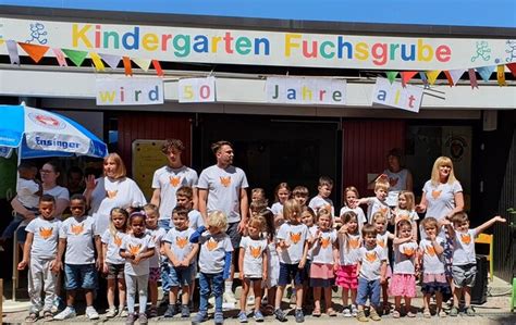 Fröhliche Füchse: Kindergarten Fuchsgrube in Waiblingen feiert 50