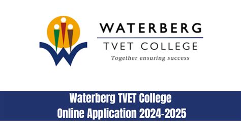 Waterberg Tvet College Online Application 2024 2025