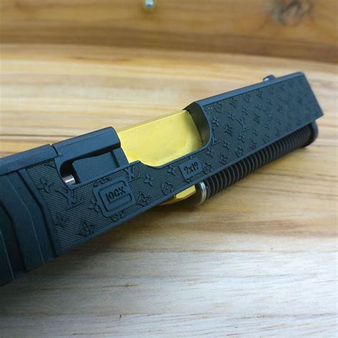 Custom Louis Vuitton Glock 19 Slide Kineti Tech