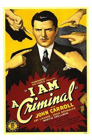 I Am A Criminal From December Classic Movie Posters Classic