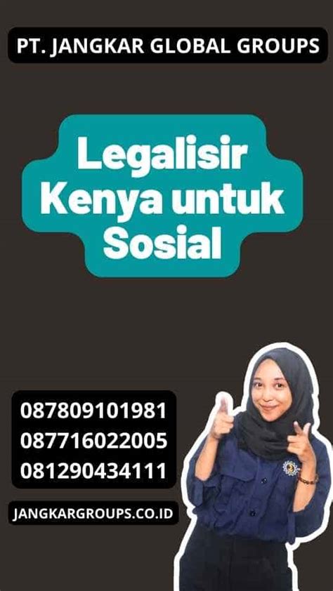 Legalisir Kenya Untuk Sosial Jangkar Global Groups