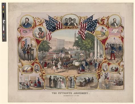 The Fifteenth Amendment Celebrated May Th From An Original