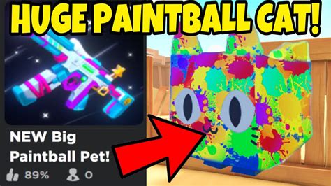 Huge Paintball Cat Finally Herepet Simulator X Youtube