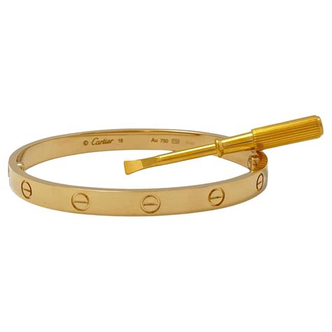 Cartier Love 18 Karat Yellow Gold 10 Diamonds Bracelet At 1stdibs Cartier With Diamonds Gold