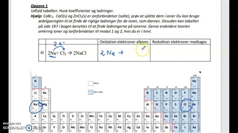 Modul Opgave Kemi C Youtube