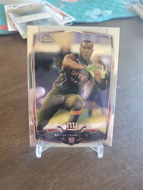 2014 TOPPS CHROME Mini Xavier Grimble 156 Recrue RC EUR 2 20 PicClick FR