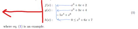 Alignment Aligning Multiple Equations To Both The Left And To A