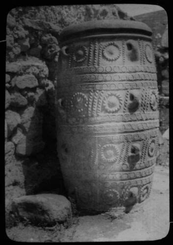 Antique Magic Lantern Slide Oil Jar Knossos Crete C1912 Photo Greece Ebay