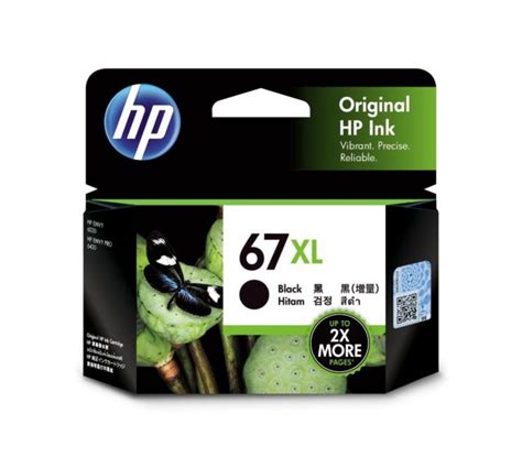 Hp 67xl High Yield Black Original Ink Cartridge Hp Store Malaysia