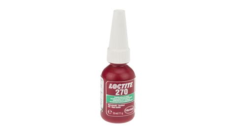 1336326 Loctite Loctite 270 Green Thread Lock 10 Ml 24 H Cure Time Rs