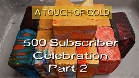 12 Dyed Painted Fresh Gym Chalk Block Crush 500 Sub Celebration Part