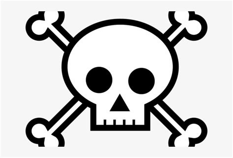 Deadth Clipart Pirate Skull - Symbol Of Bubonic Plague Transparent ...