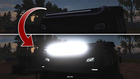 Led Bar For All Trucks Euro Truck Simulator 2 Mod Youtube