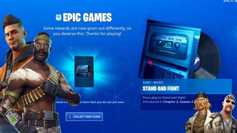 FORTNITE STAND AND FIGHT MUSIC REWARD FROM CHAPTER 2 SEASON 2 YouTube