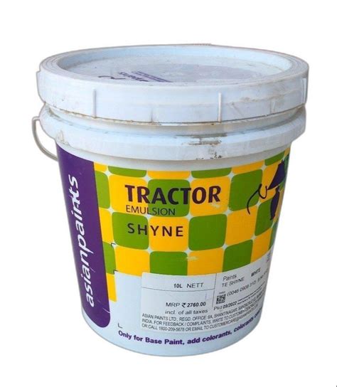 Asian Tractor Shyne Emulsion Paint 10 Ltr At Rs 1220 Bucket In Mumbai