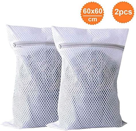 GIXUSIL 2 Pcs Large 24 24 Heavy Duty Mesh Laundry Bags Durable