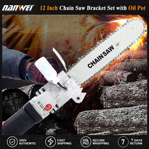 NANWEI 12 In Ch Chainsaw Refit Conversion Kit Chainsaw Bracket Set