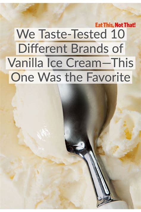 An Ice Cream Scoop With The Words We Taste Tested Different Brands